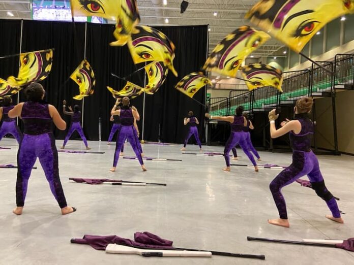 Winter Guard Captures 2nd Place at SAPA Championships Harrison Bands