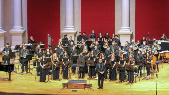 Wind Symphony Band on Stage